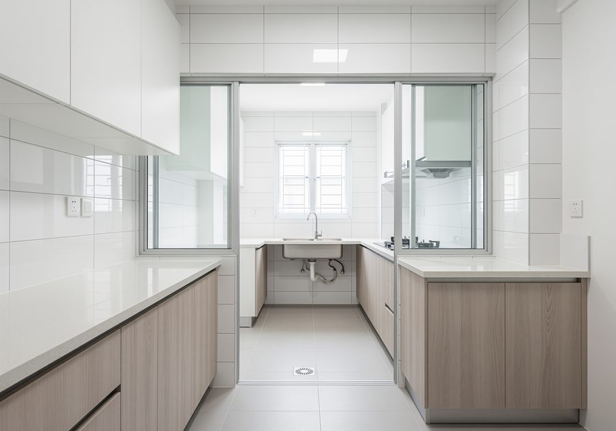 Setapak wet and dry kitchen, finished