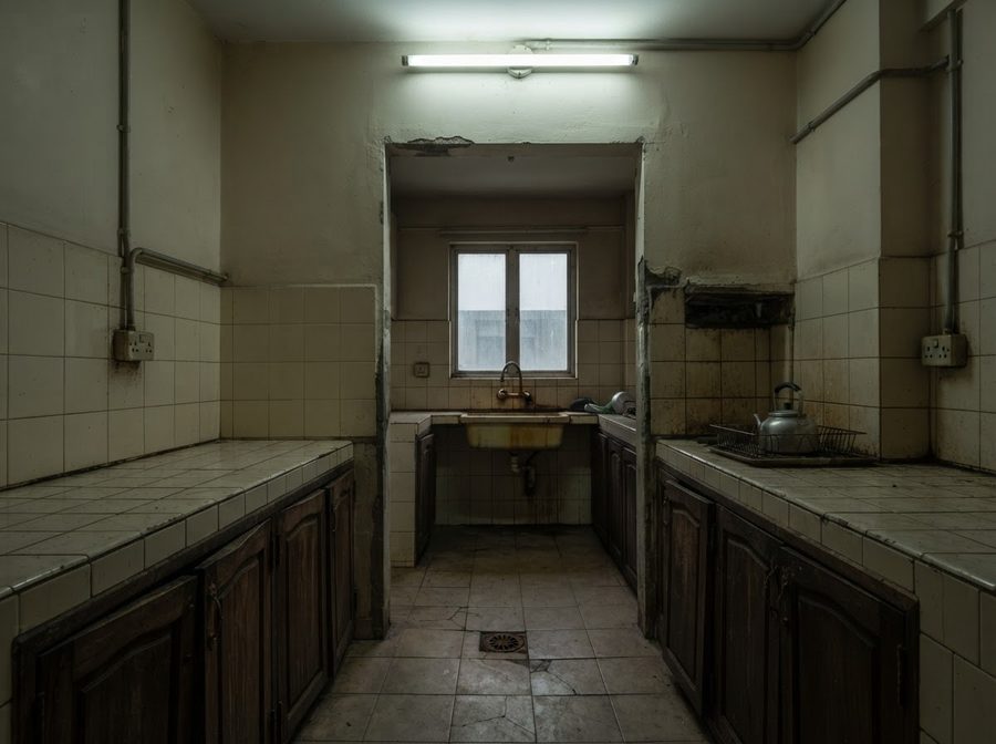 The kitchen before