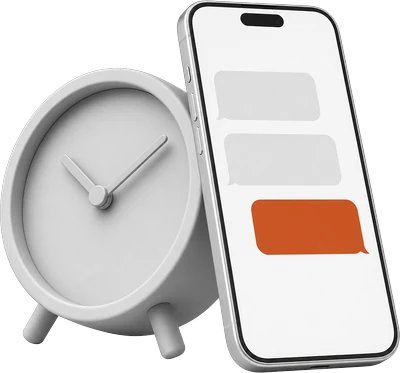 A reply, right away: Connected channels reply automatically after hours and explain the next step.