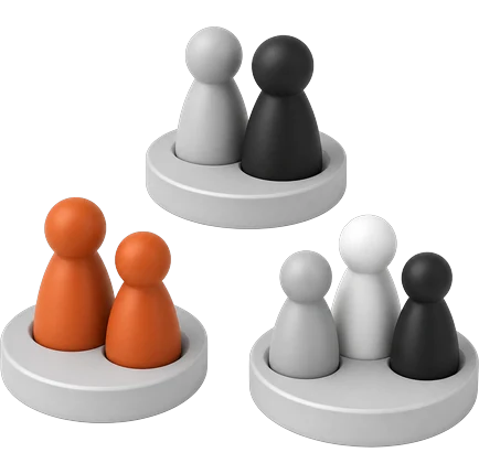 Training by team: Everyone learns only the part they'll use