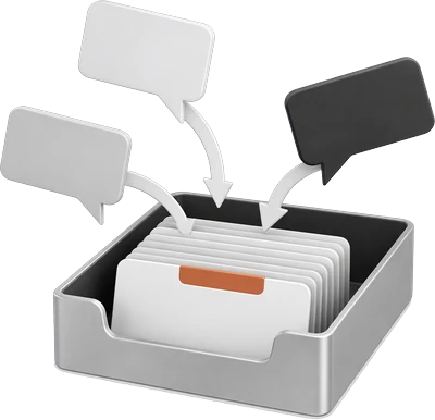 One inbox: Applications from connected channels all land in the system, with progress visible.