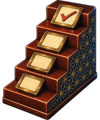 Onboarding in steps: Onboarding steps, materials and owners live in the system, ready to follow.